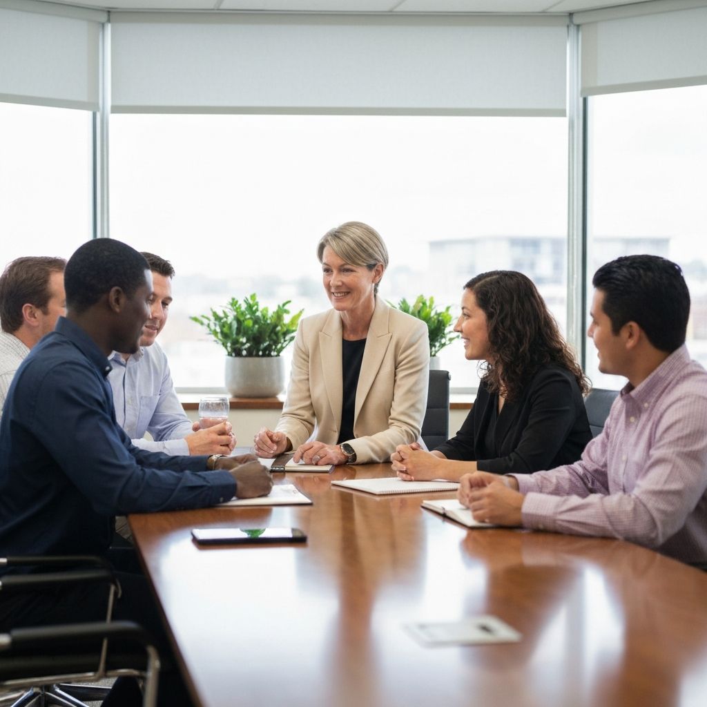 Happy clients at closing